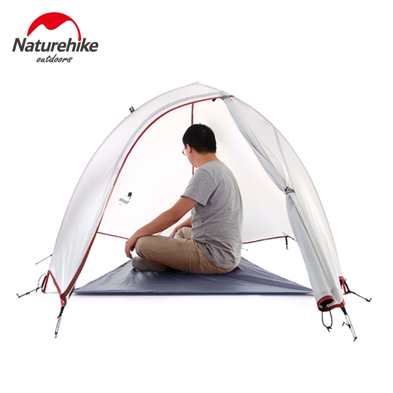 Naturehike наружная Сверхлегкая палатка для кемпинга 1 человек 20D силиконовая ткань