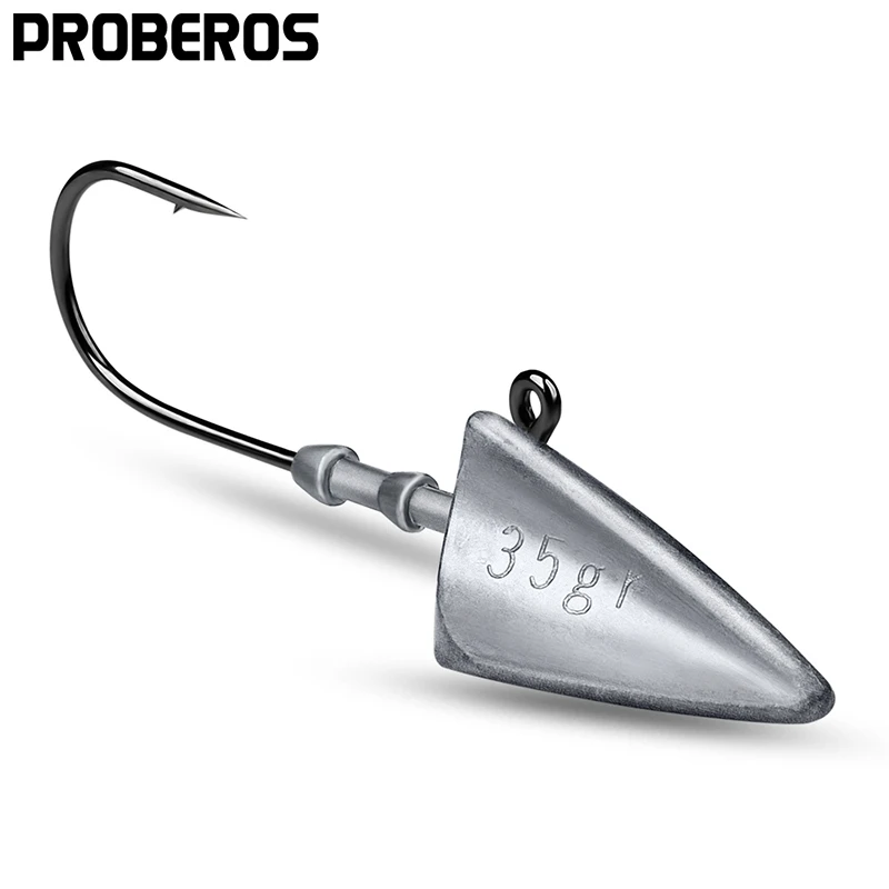 

Крючки рыболовные с треугольной головкой, 7-10-15- 21-28-35 г, 2 шт./лот