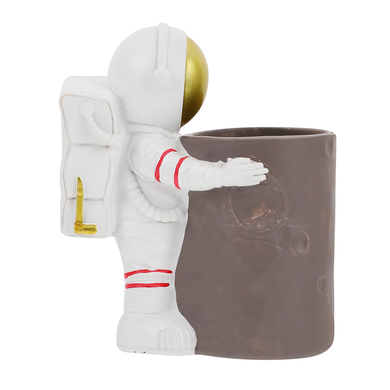 

1pc Desktop Pen Holder Makeup Tool Container Stationery Organizer Creative Decor