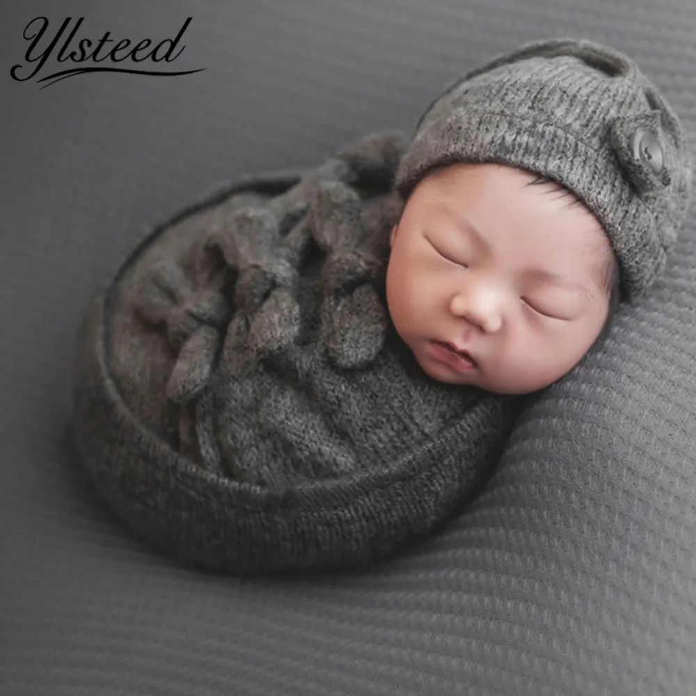 Ylsteed Набор из 7 предметов; реквизит для фотосъемки новорожденных; Детские наряды для фотосъемки; детская растягивающаяся повязка на голову; подарок для новорожденного
