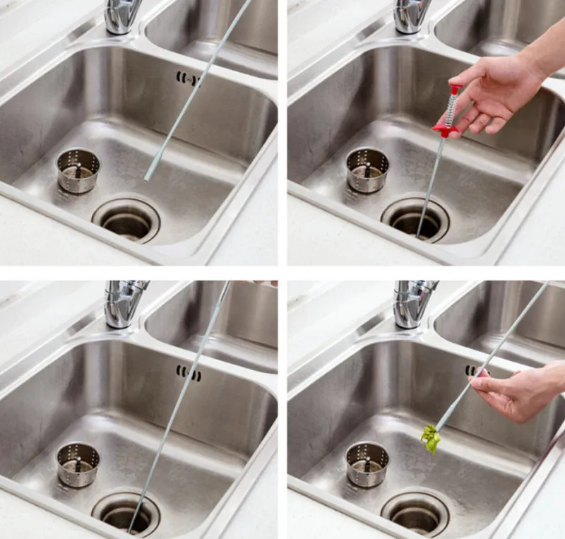 Пружинный захват с изгибом 60 см 4 зажима гибкий длинный 1 шт. | Инструменты