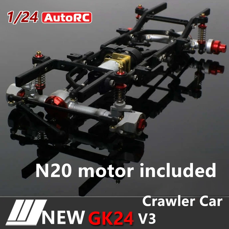 AUTORC 1/24 GK24 V2 металлический моделирование лазалки комплект собрать восхождение RC
