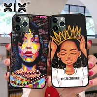 xix for funda iphone 12 case african girls for cover iphone 11 pro case soft silicone tpu for capa iphone 11 pro max case