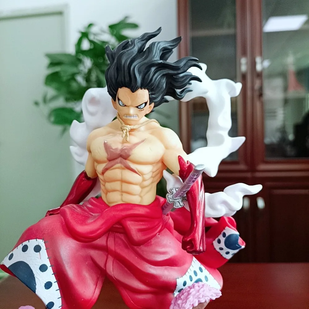 

Anime One Piece Fourth Gear Luffy Snakeman Kimono Ver. Gk Pvc Action Figure Statue Collectible Monkey D Luffy Model Toys Doll