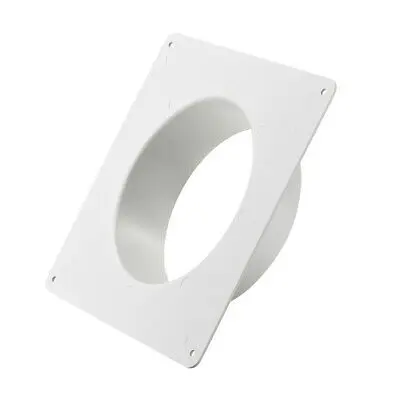 6Inch Duct Connector Flange ABS Plastic Mounting Plate Hose Pipe Adaptor | Vents