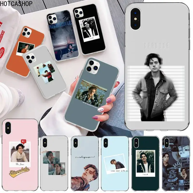 

TV Riverdale Series Cole Sprouse Phone Case for iphone 12 pro max mini 11 pro XS MAX 8 7 6 6S Plus X 5S SE 2020 XR cover