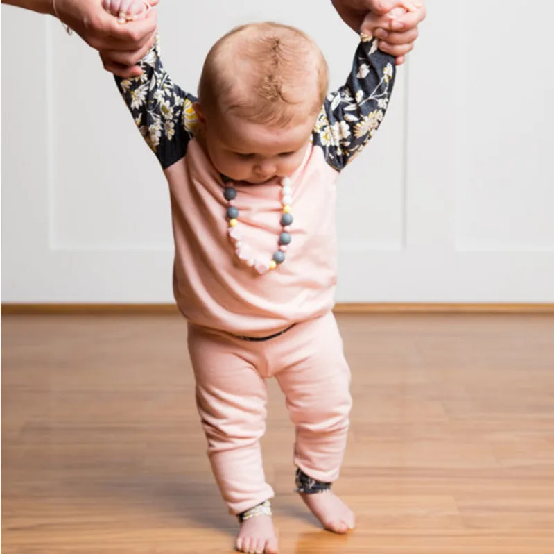 

Girls Clothes Suit Floral Long-sleeved Shirt Pants 2 piece Suit Infant Baby Clothes Set