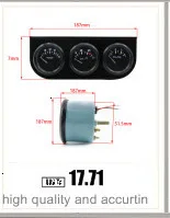 CNSPEED тройной столб Gauge Pod/автоматический датчик/Автомобильный счетчик/Автомобильный столб gauge/XS100220