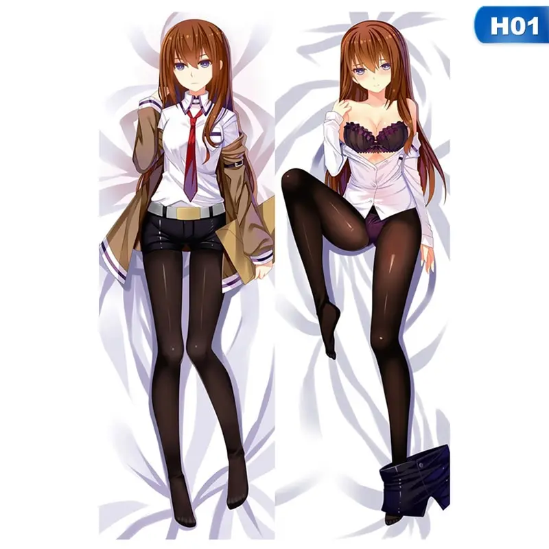 Популярный чехол для подушки аниме Steins ворота дакимакура сексуальной девушки 3D