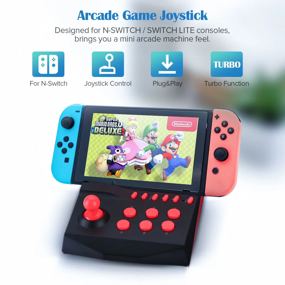 Мини Аркада геймпад джойстик один Rocker управления триггер Лер джойпад совместим с