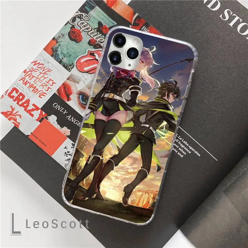 

Seraph of the end Phone Case For iphone 12 5 5s 5c se 6 6s 7 8 plus x xs xr 11 pro max mini