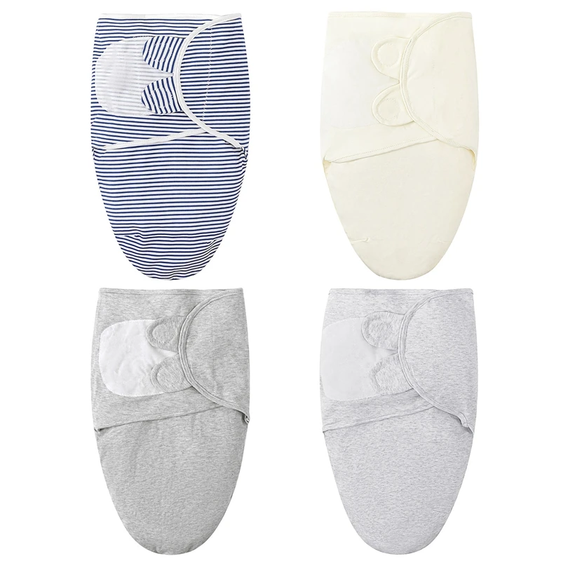 

Cotton Swaddle Blanket Baby Soft Solid Color Stripe Comfortable Printed Blanket Infant Boys Girls Sleeping Swaddling Fashion