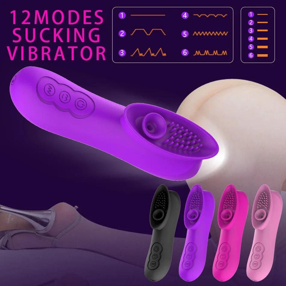 12 режимов сосание вибратор секс-игрушки для женщин Стимулятор клитора Женский