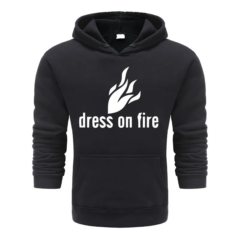 

Black Autumn Fire Print Hoodies Men Women Casual Loose Hip Hop Sweatshirts Japan High Street Harajuku Hoodie Fashion Winter Tops