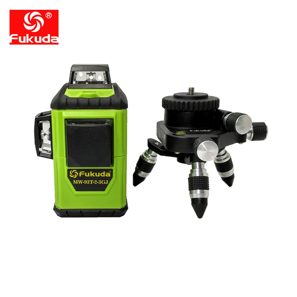 Лазерный 3d уровень Fukuda green самонивелирующийся лазерный 360 горизонтальный и