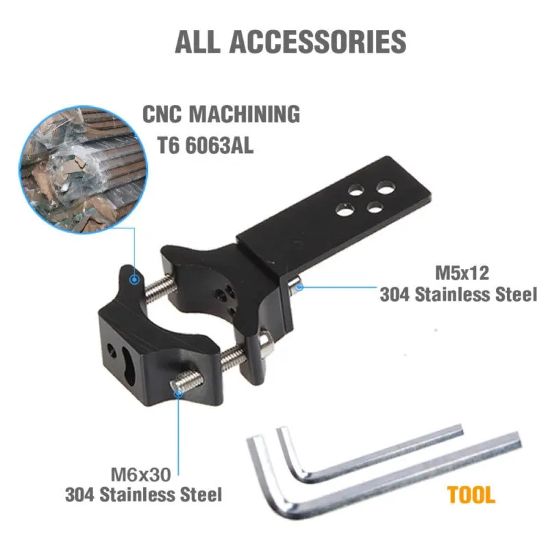 2 шт. универсальные кронштейны для светодиодных мотоциклетных фар 20-36 мм 30-54 |