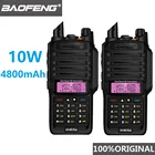2 шт., 10 Вт, портативная рация Baofeng UV-9R Plus, водонепроницаемая рация, Любительское радио UV 9R, любительский трансивер Uhf Vhf, радио Hf, UV9R, передатчик