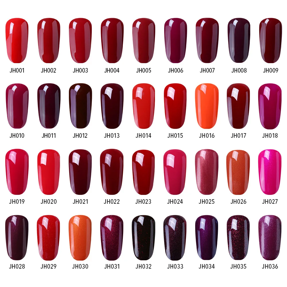 CLAVUZ 8 мл цвет красного вина серия 10 Гель-лак для ногтей цветные стойкие