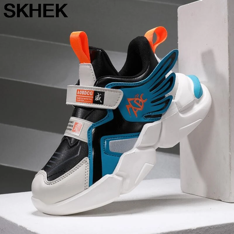 

SKHEK Children Sport Shoes for Boys Kids Casual Fashion Sneaker Light Breathable Sport Running Sneaker Girls School Trainers