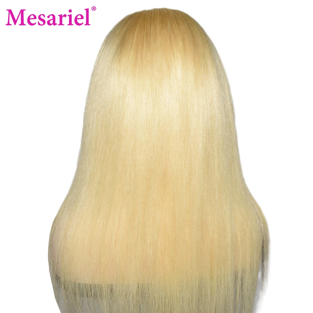 Mesariel 613 светлые прямые пучки волос с застежкой M Малазийские Волосы Remy пупряди