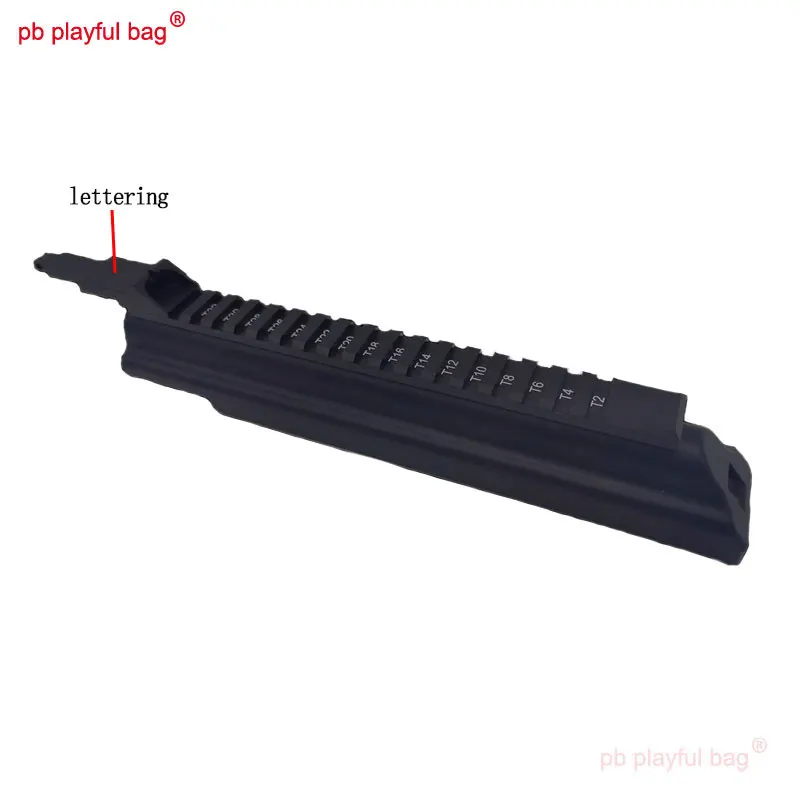 

PB Playful bag Outdoor sports equipment SLR gel ball gun AK upper cover and guide rail upgrade material toys accessories OG22
