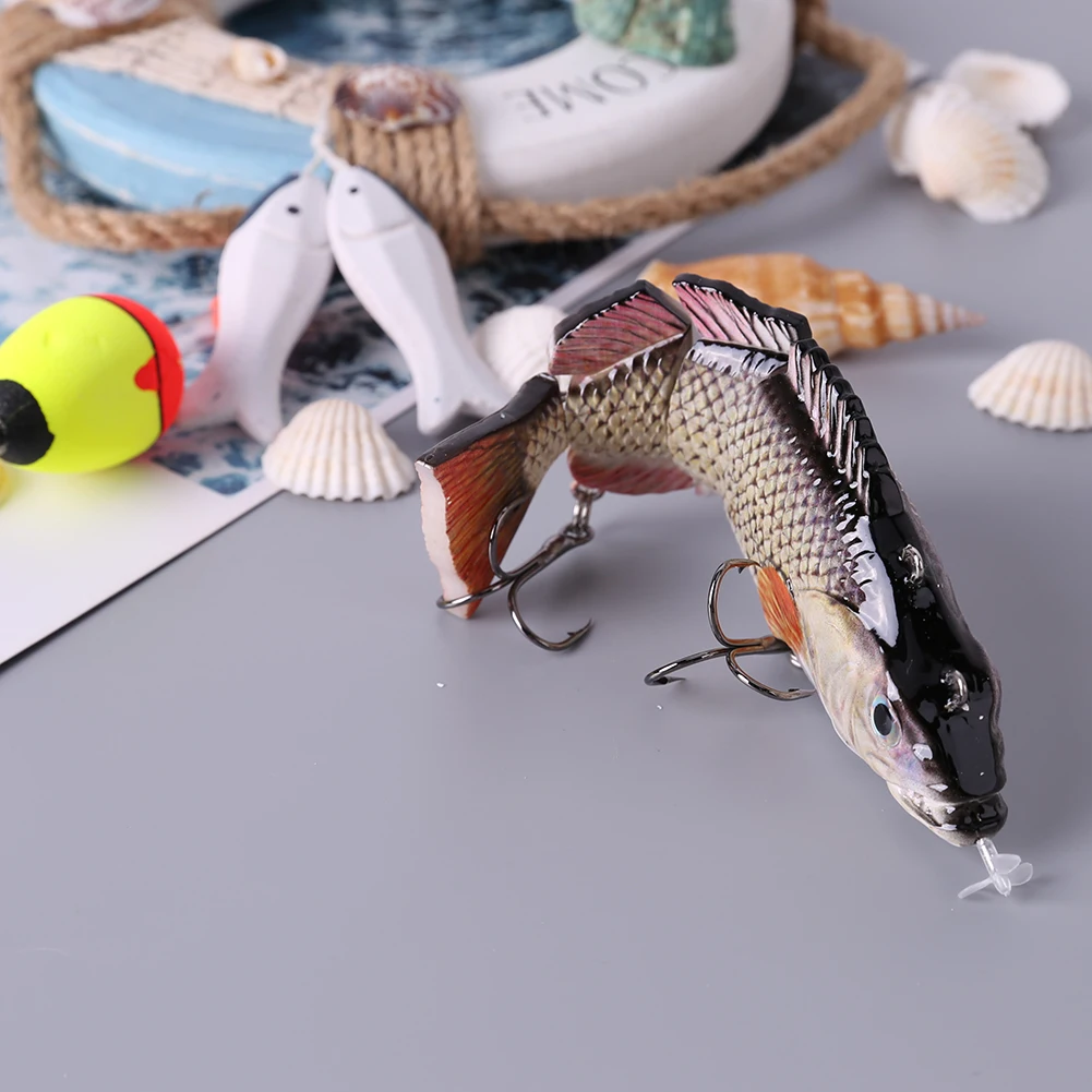 

Fish Lure Robotic 3D Scanned Bait Fishing Lure Wobbler Electronic Multi Jointed Smart Auto Swimbaits Segments Trout Hard Bait