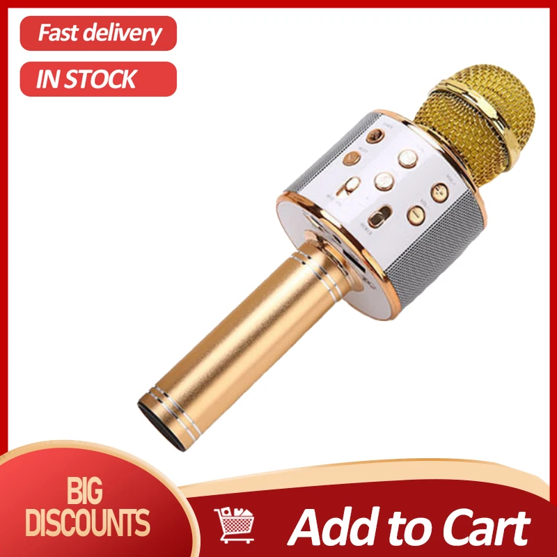 

Bluetooth беспроводной ручной микрофон для Домашнего Караоке