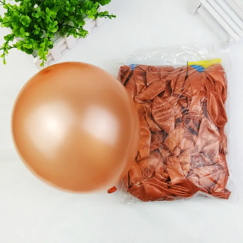 10PCS 12Inch Pearlescent Solid Color Rose Gold Balloons Latex kids Balloon Party Toy Theme Decor Supplies Birthday Decoration | Дом и сад