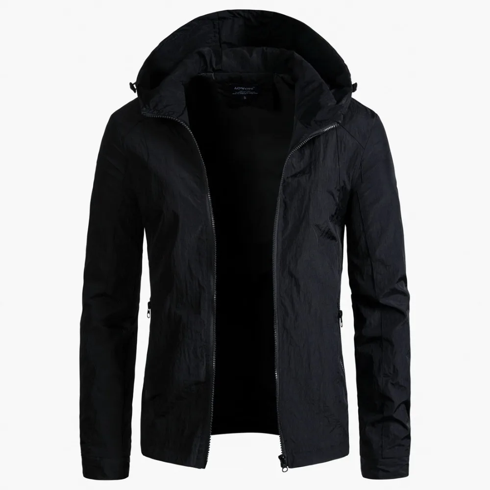 Новая мода 2020 европейский размер военная куртка с капюшоном пальто однотонная