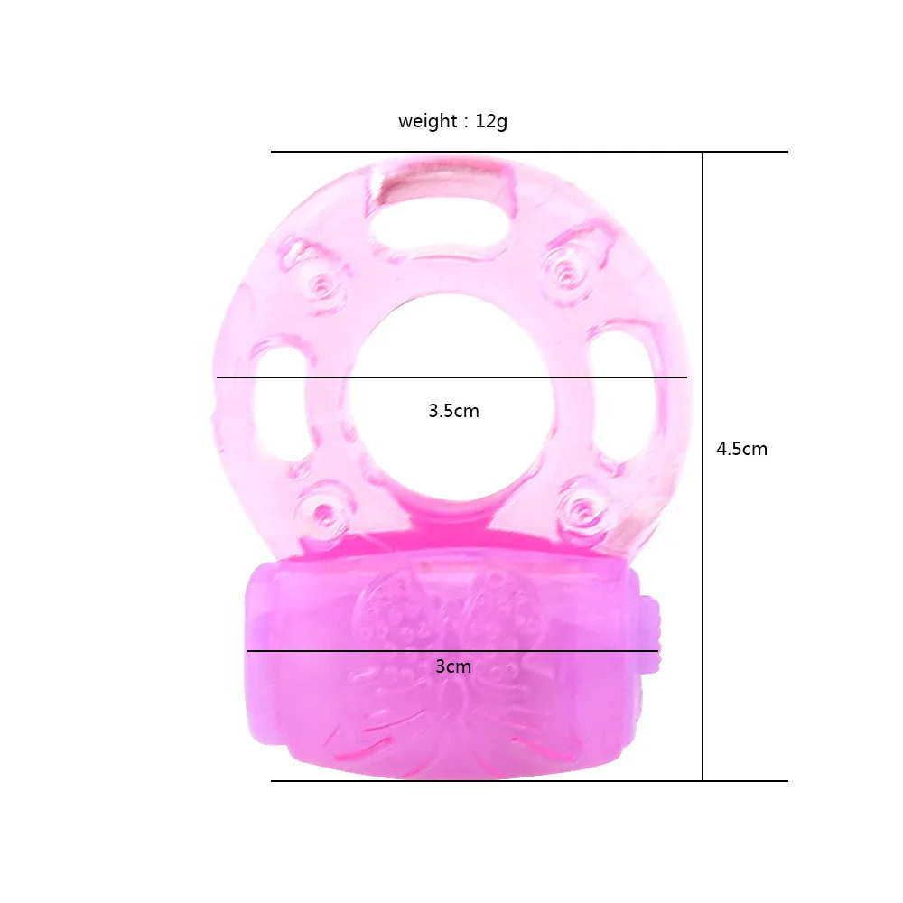 Вибрирующее кольцо для мужчин и мягкое Силиконовое вибрирующее с заячьими