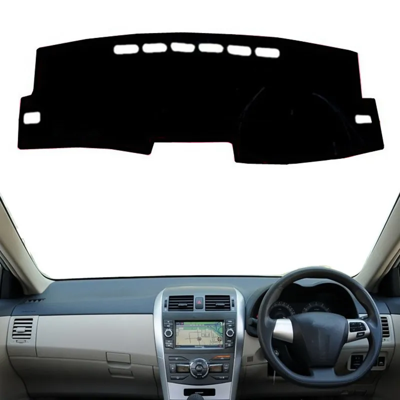 For Toyota Corolla Axio Fielder 2007 2008 2009 2010-2012 Car Dashboard Cover Pad Mat Sun Shade Instrument Carpet Accessories RHD |