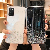 luxury bling glitter phone case for samsung galaxy a02s a025f a025g a025m back cover for samsung a 02s 025f ds cases back cover