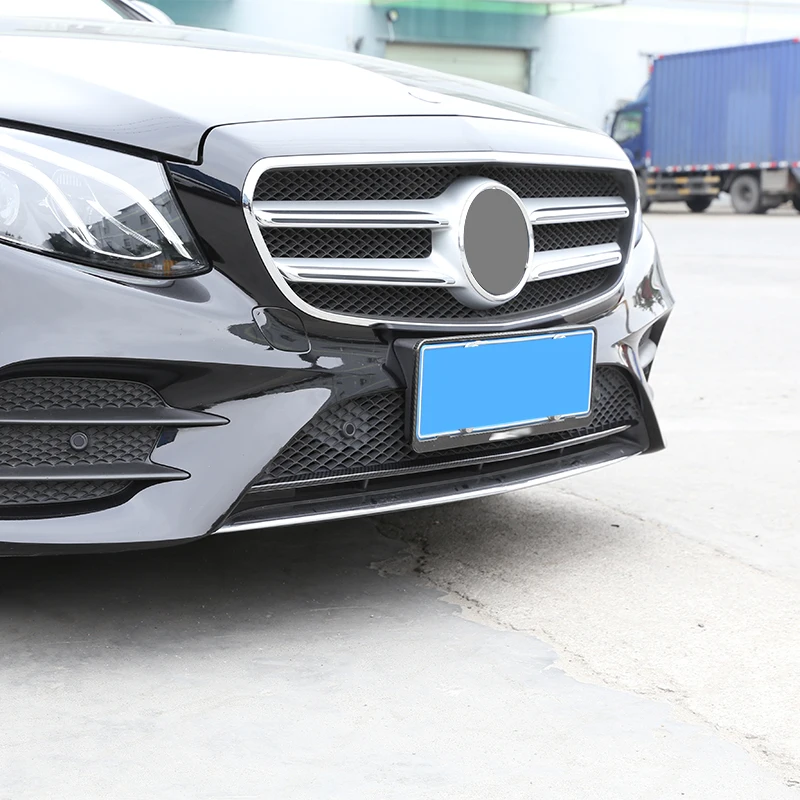 Углеродное волокно для Mercedes Benz W213 E Class 2017 2019 ABS передняя нижняя решетка бампер