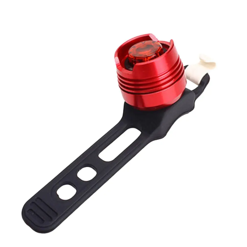 

1 pcs Bicycle taillights Aluminum alloy warning light Silica gel Ruby mirror Elastic strap buckle Night ride