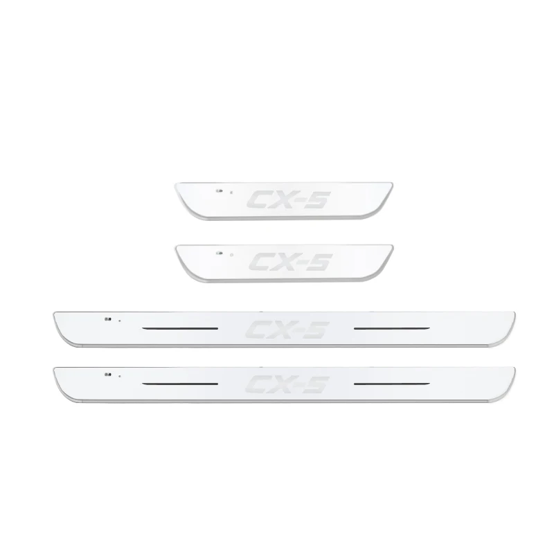 Luminous Car Logo Moving LED Welcome Pedal Scuff Plate Door Sill Pathway Light For Mazda CX-5 CX5 CX 5 Accessories | Автомобили и