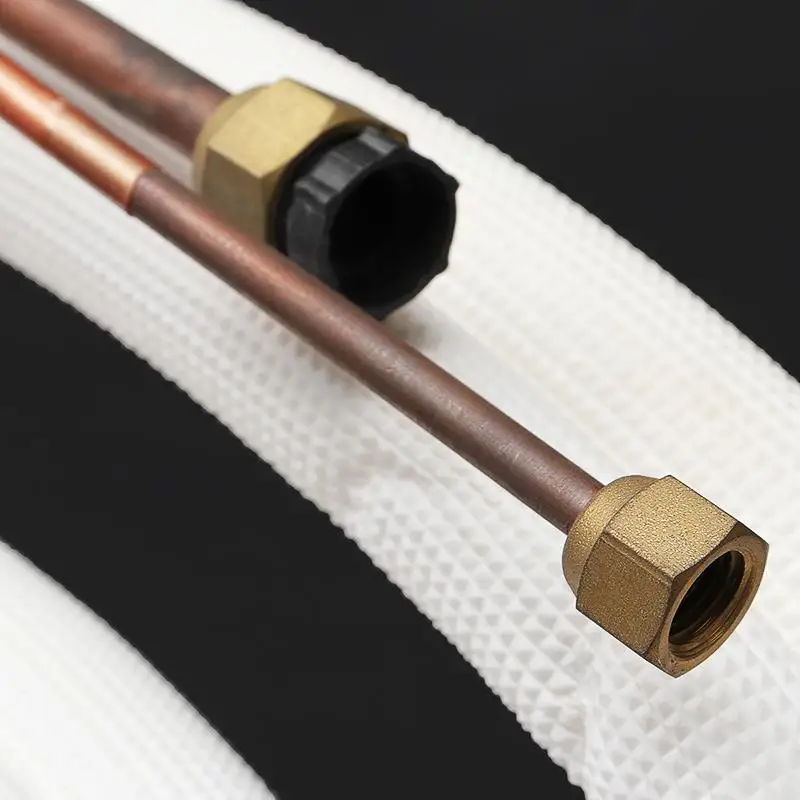 

Air Conditioner Pair Coil Tube 1/4'' 3/8" Insulated Coil Copper Pipe Split Line Wire Set 10m Twin Line Set Aluminum Pipe