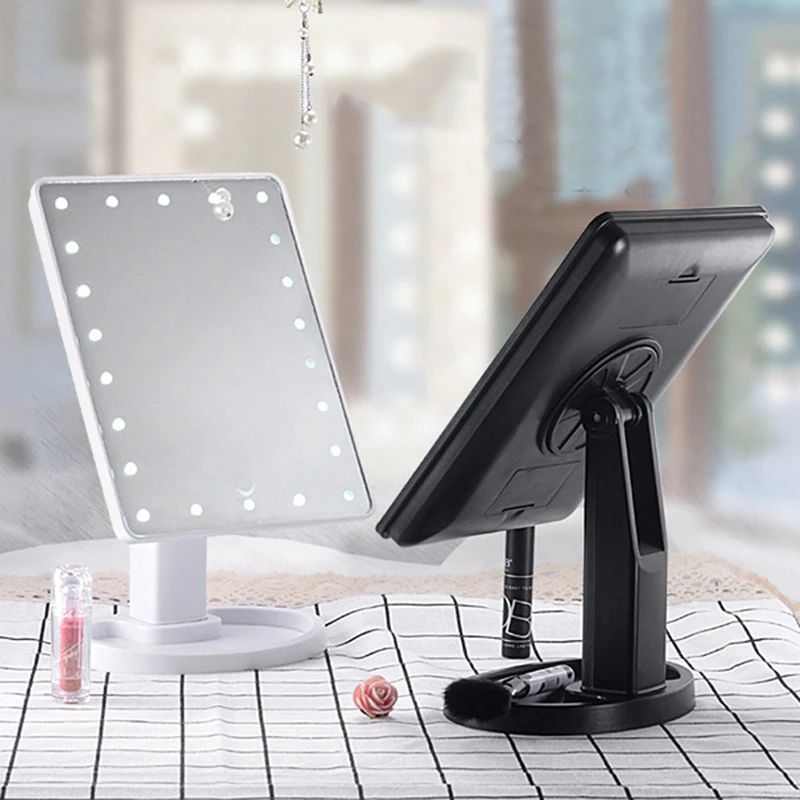 зеркало с подсветкой LED Light 16/22 Лампа для макияжа Зеркало Touch Dimmer Desktop Mirror