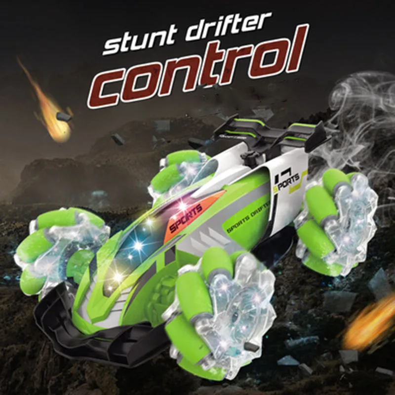 4WD трюковый Drifter RC автомобиль освещение для распыления высокая скорость 1/16