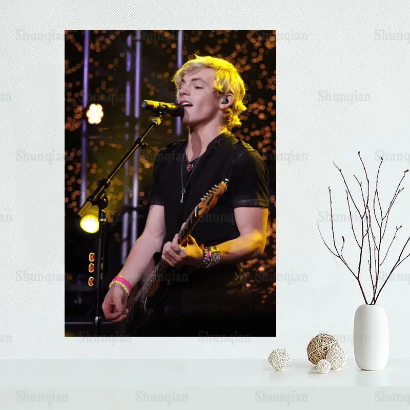 Постер Ross Lynch на заказ атласный постер Новое поступление ткань с принтом холщовая