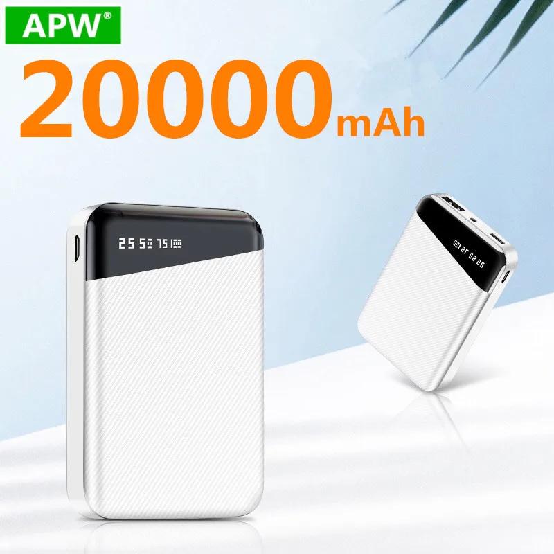 Внешний аккумулятор портативное зарядное устройство 10000 мАч для Xiaomi Mi iPhone