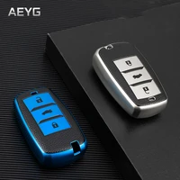 tpu leather car smart key case cover shell fob for changan cs75 cs35 v7 cs15 2020 2018 2021 key holder protection accessories