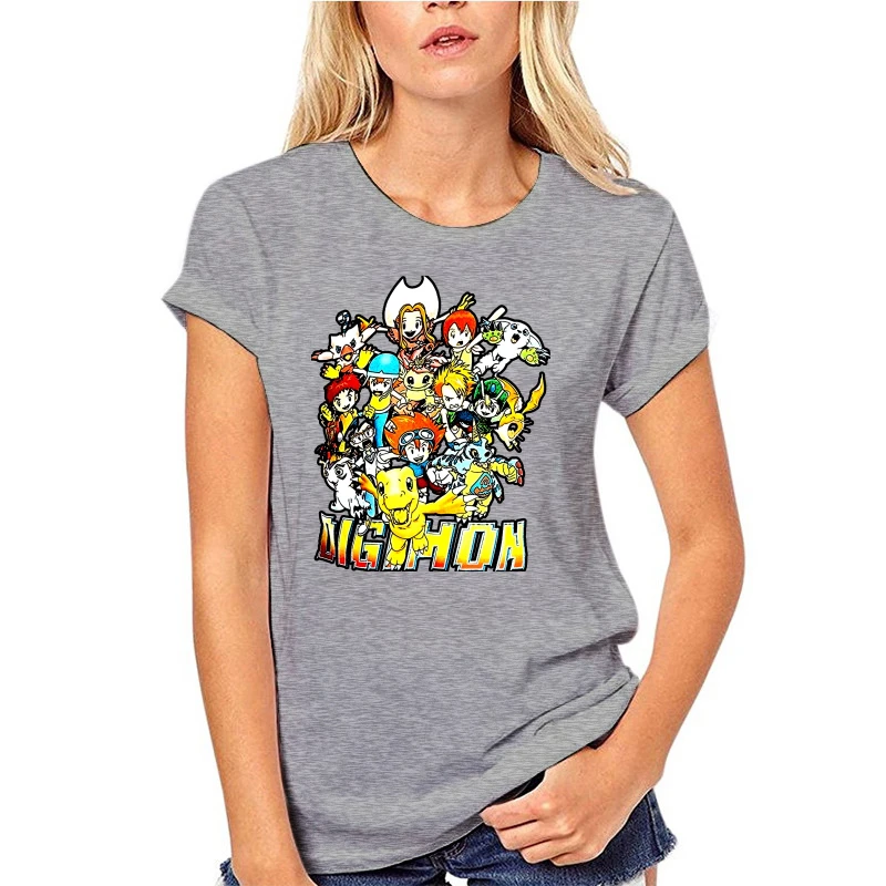 

Men T Shirt Digimon Fashion Cotton S Short Sleeve Funny T-Shirt Novelty Tshirt Women