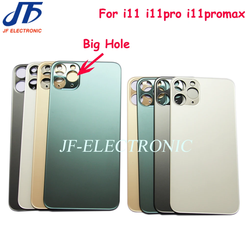 5 шт. стеклянная крышка для задней батареи широкая камера отверстие iPhone 11 pro max