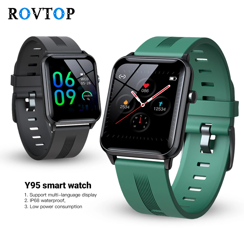 Новинка водонепроницаемые Смарт часы Y95 IP68 фитнес трекер с артериальным