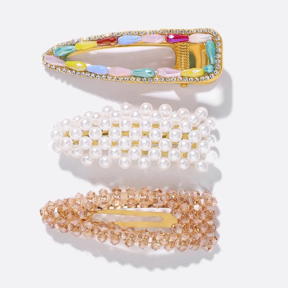 Best lady Trendy Hair Pins Sets For Women Wedding Korean Simulated Pearls Girls Party Bohemian Headwear Gifts Hair Accessories