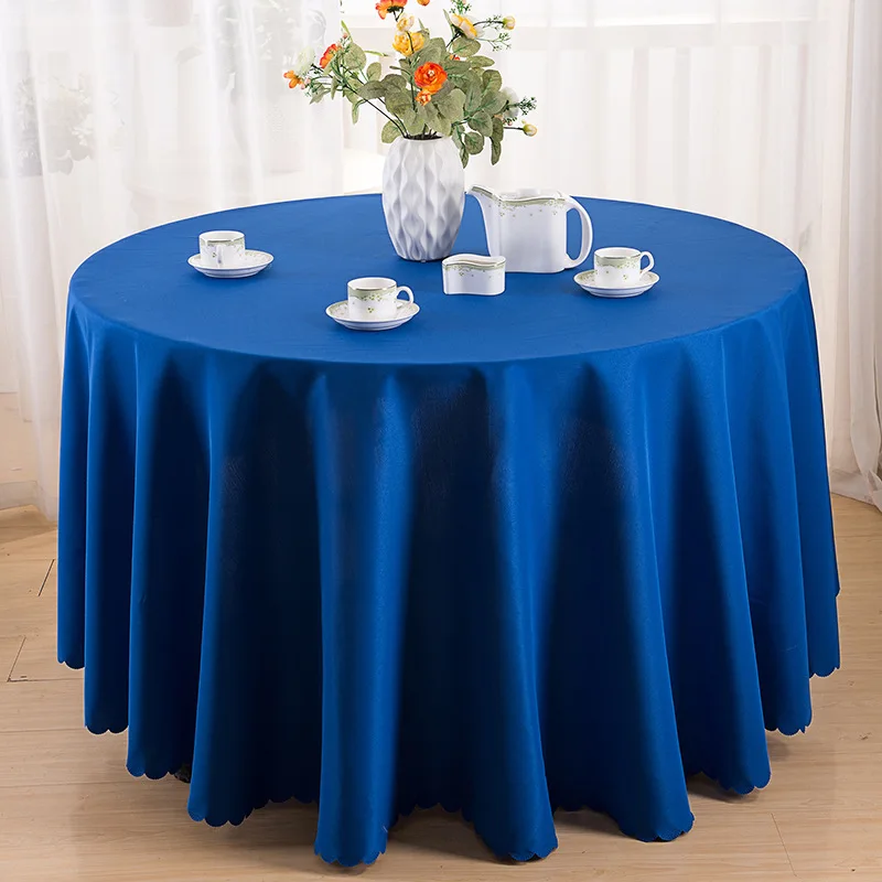 1 шт. круглая скатерть из полиэстера для украшения отеля|Скатерти| |
