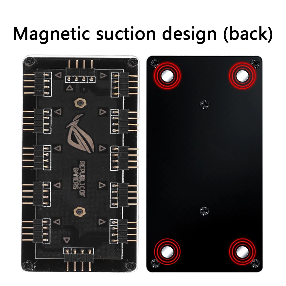 4 контактный 10 Порты RGB концентратор 12V материнская плата сплиттер контроллера
