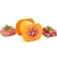 1pcs non stick kitchen barbecue grilling party molds one press sausage maker mold 7 sausages in one press easily maker