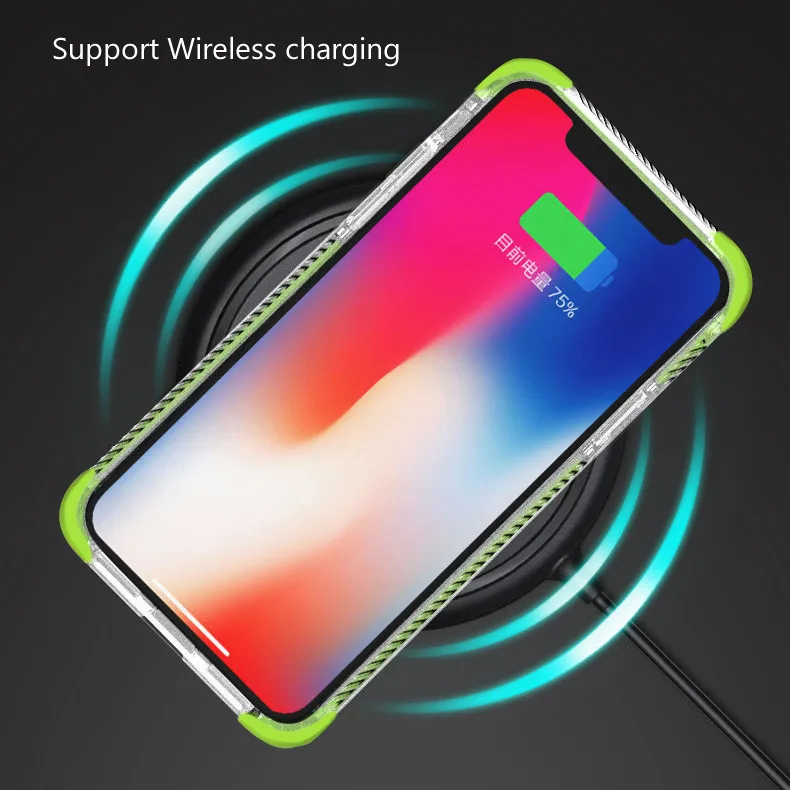 Прозрачный мягкий силиконовый чехол для iPhone X 7 6 S Plus ударопрочный 6S iphone6plus iphone7plus |