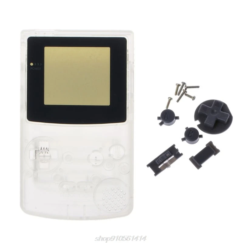 Новый чехол для Nintendo Game boy Цветной корпус GBC ремонтная деталь набор корпусов J12 21